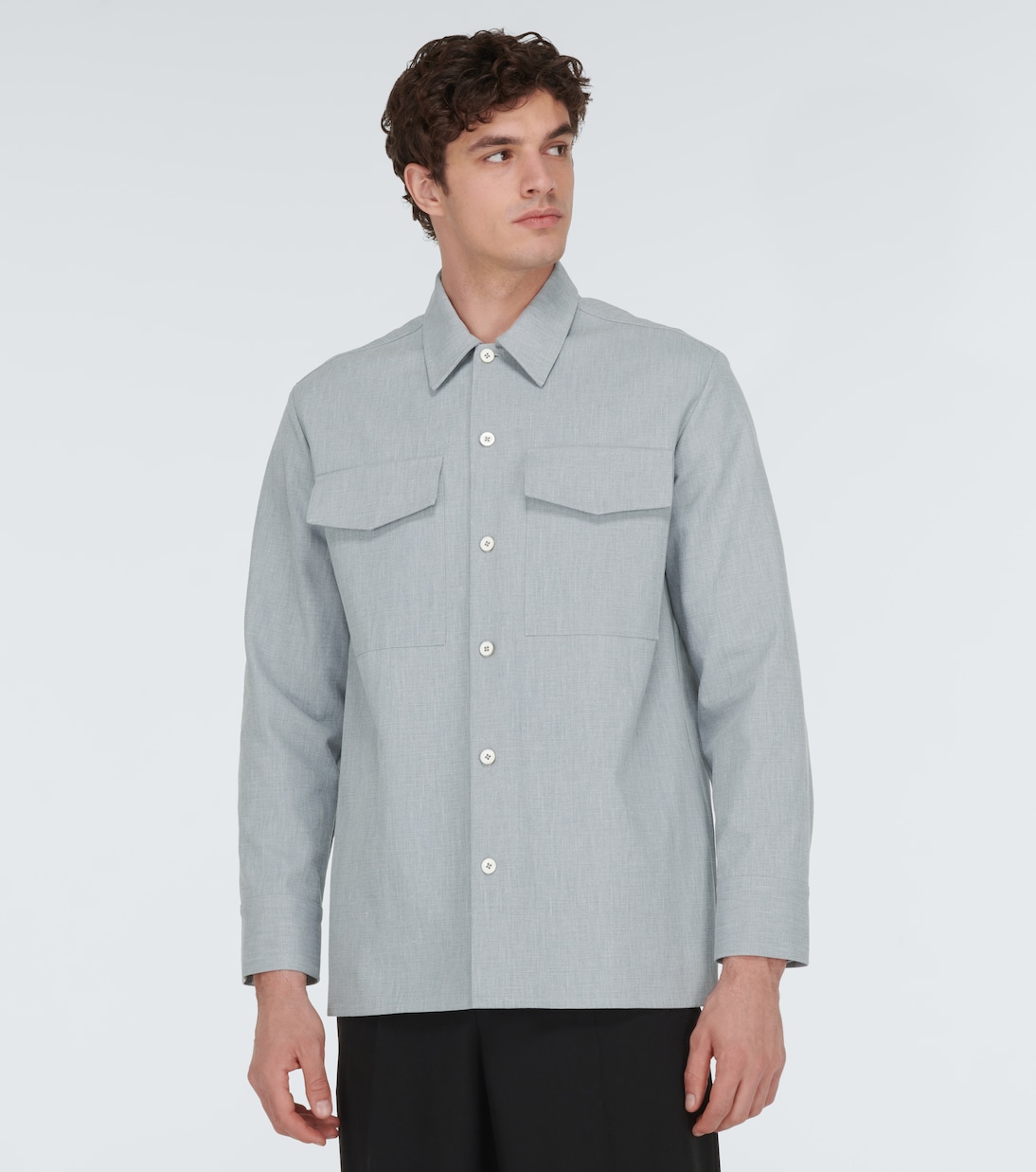 Camicia in cotone con tasche | Jil Sander