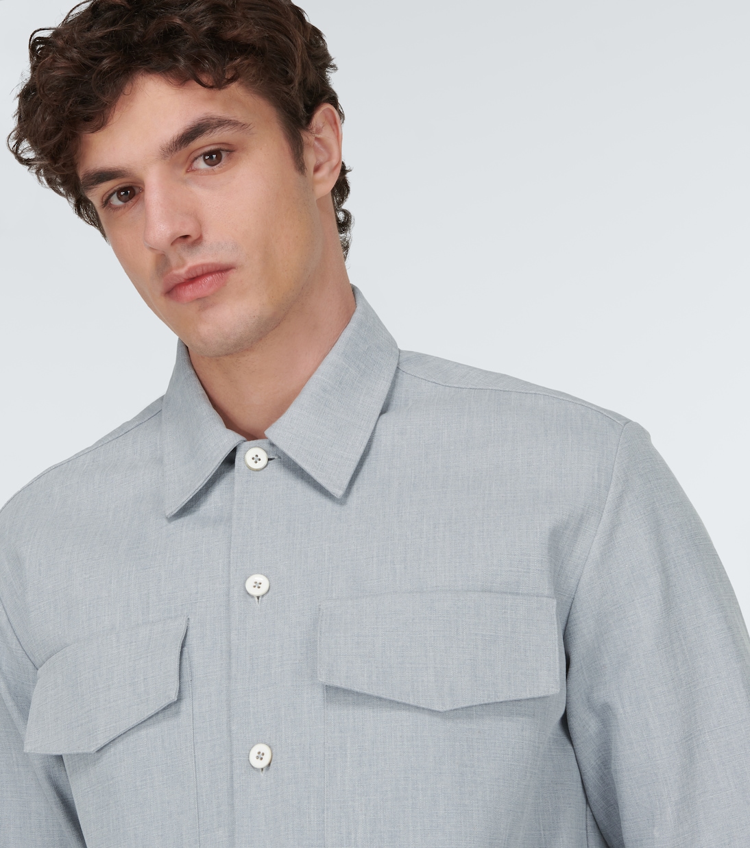 Camicia in cotone con tasche | Jil Sander