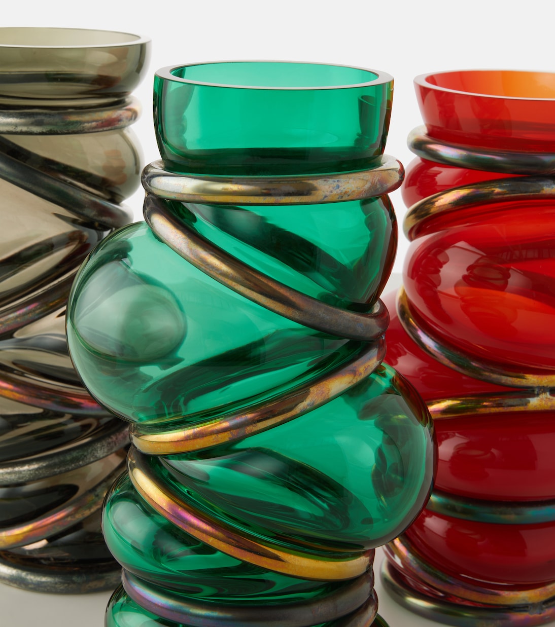 Chain Ring glass vase | Vanessa Mitrani