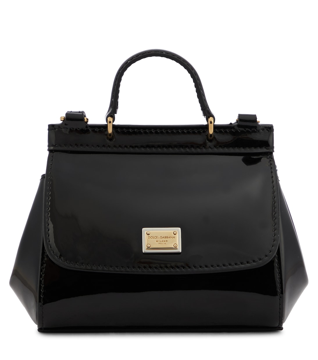 Sicily Mini patent leather crossbody bag | Dolce&Gabbana Kids