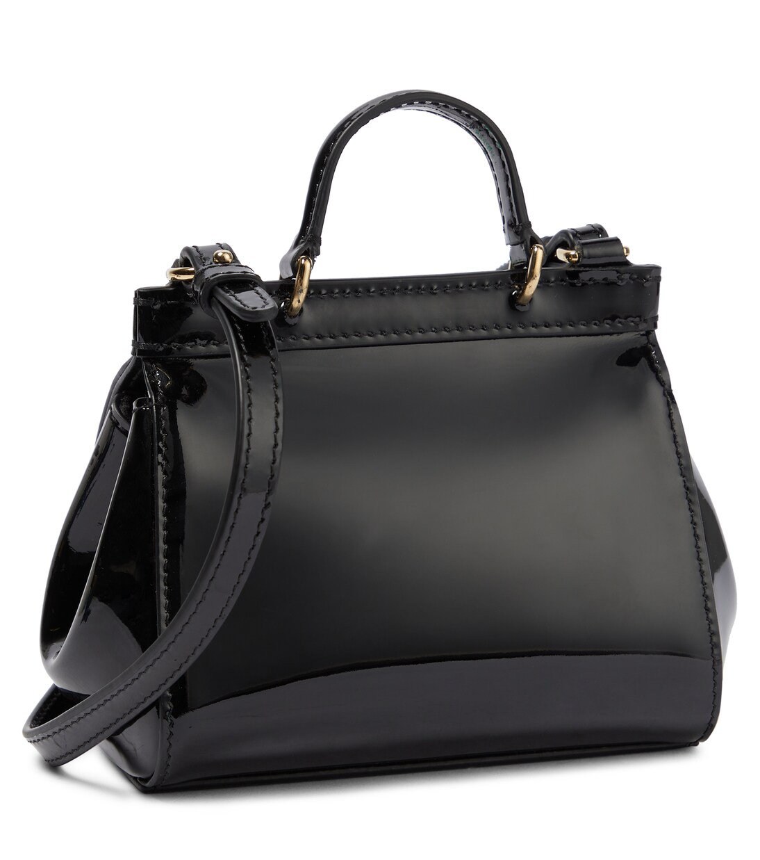 Sicily Mini patent leather crossbody bag | Dolce&Gabbana Kids