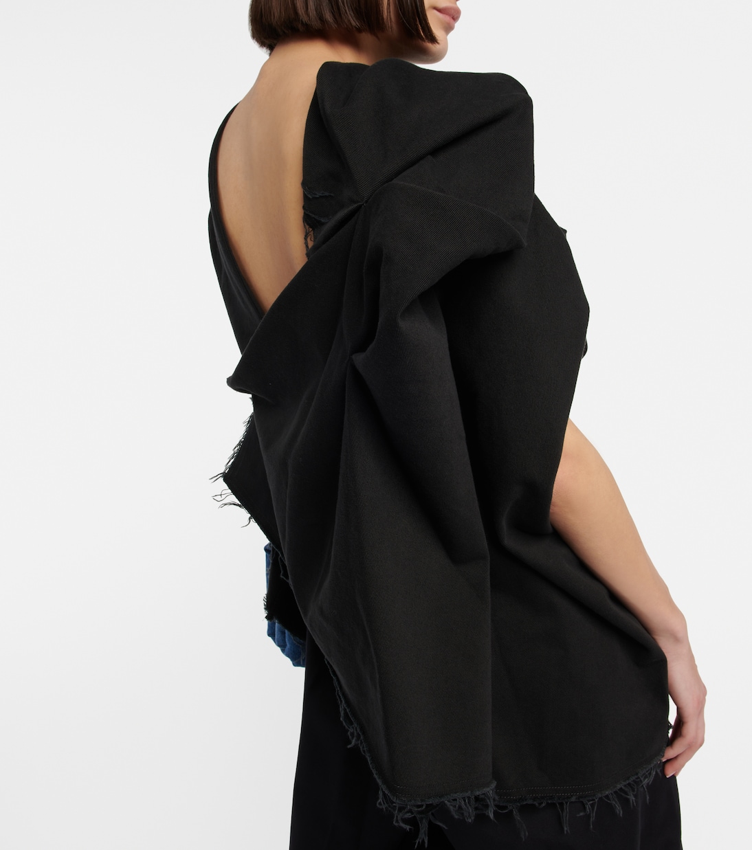 Distressed denim top | Dries Van Noten