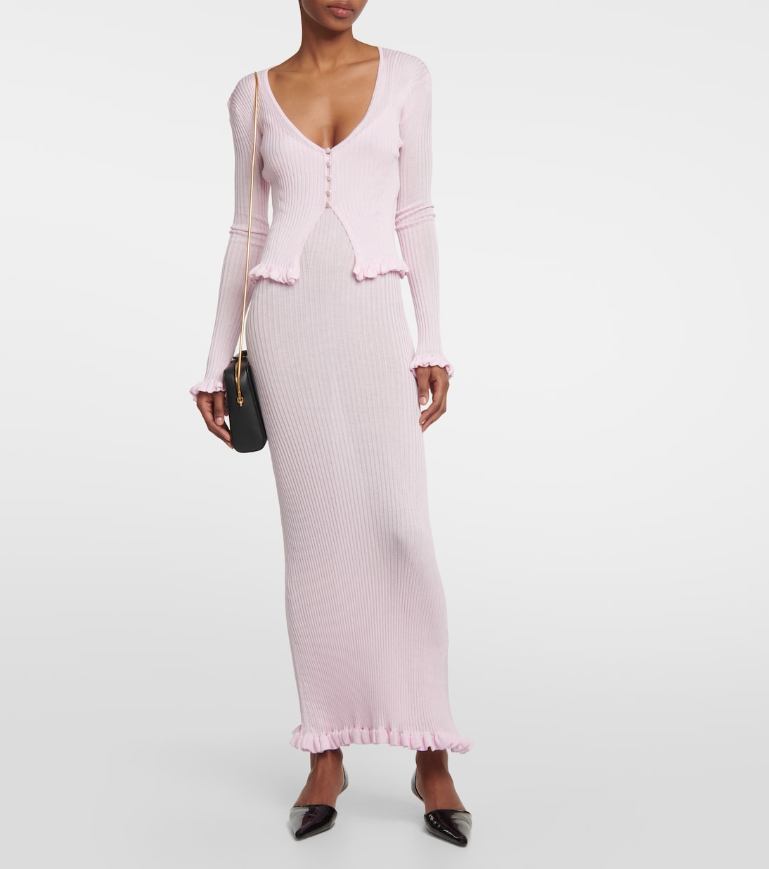 Nolita ribbed-knit slip dress | Khaite