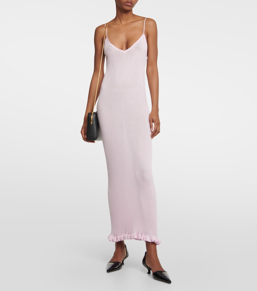 Nolita ribbed-knit slip dress | Khaite