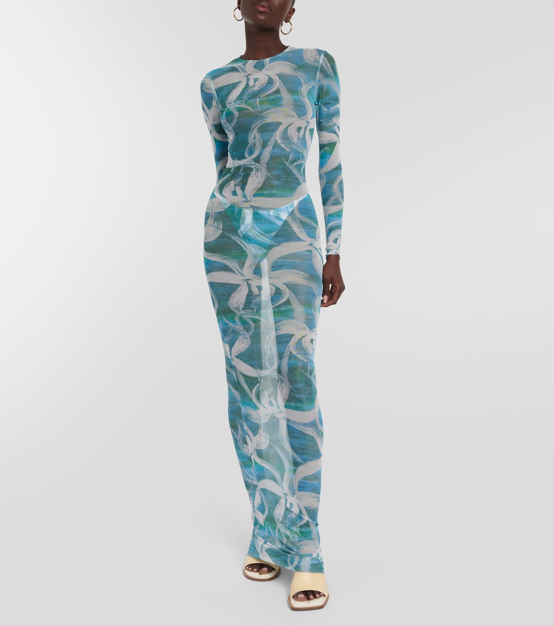 Printed maxi dress | Louisa Ballou