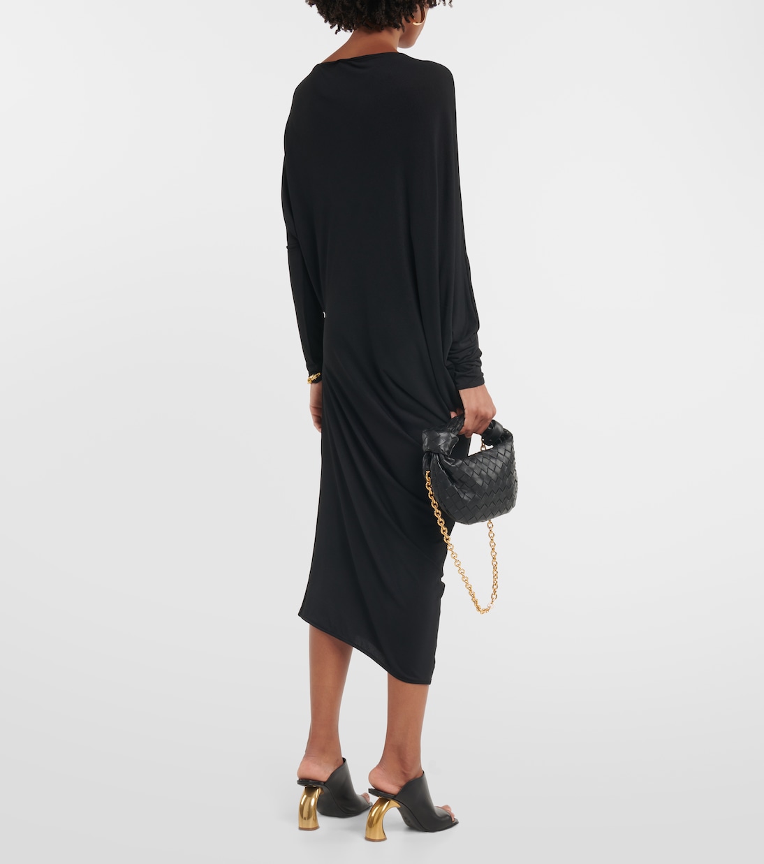 Crêpe jersey midi dress | Wolford