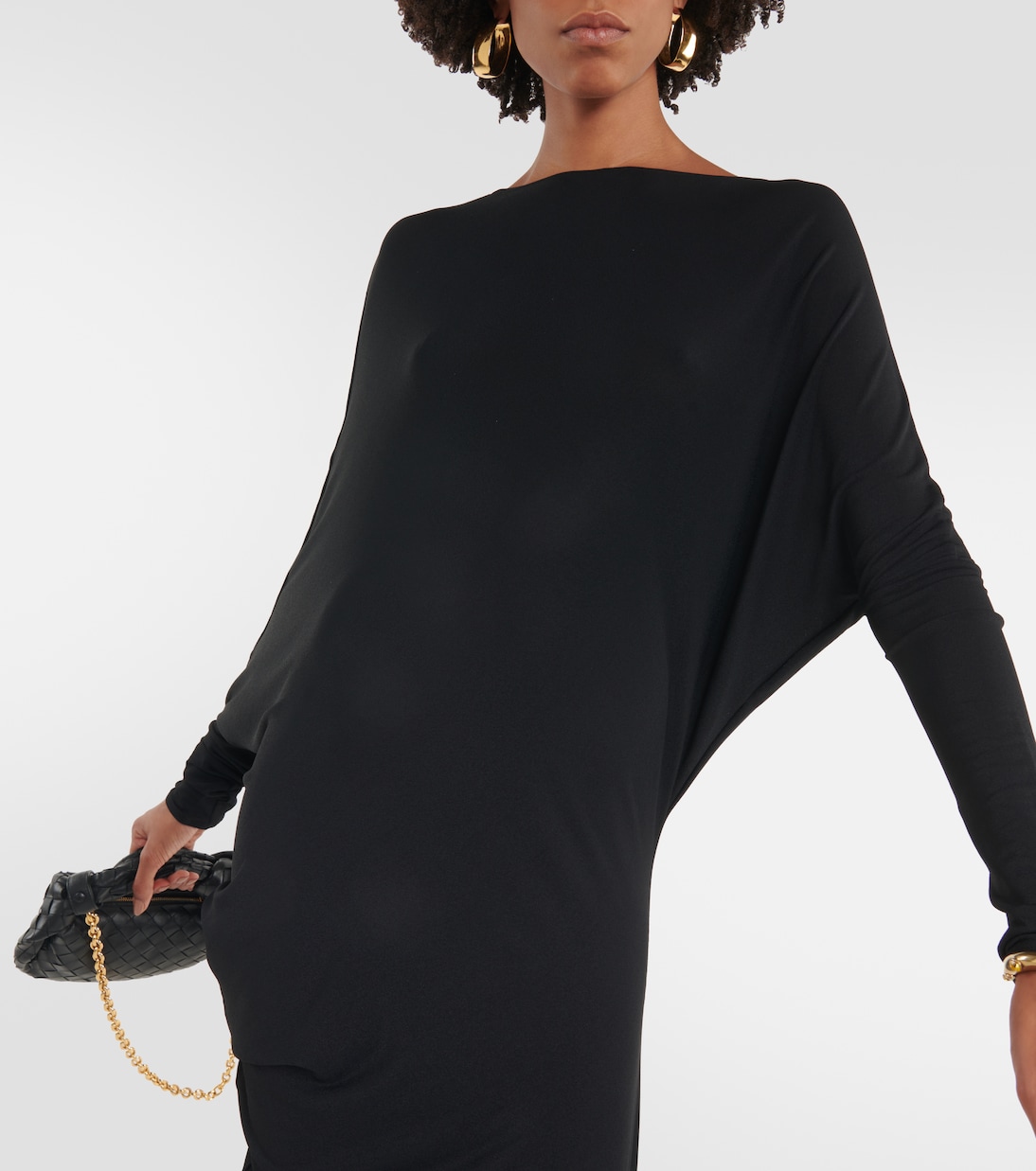Crêpe jersey midi dress | Wolford