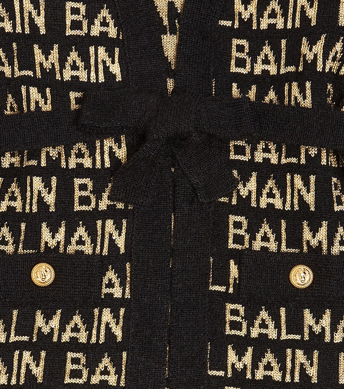 Cardigan en intarsia | Balmain Kids