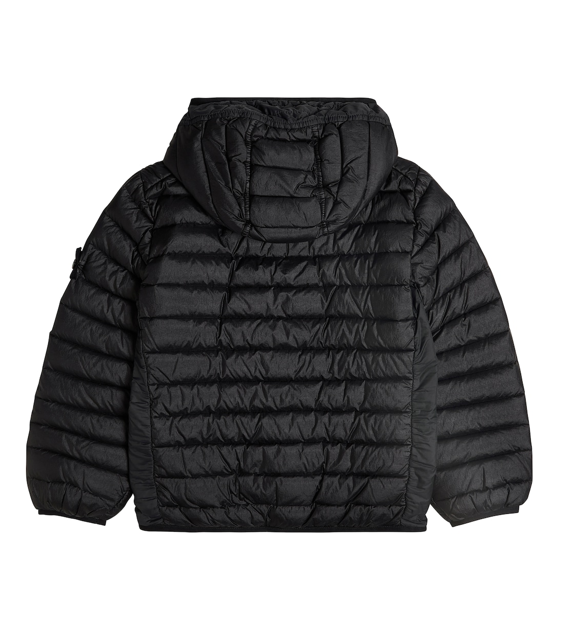 Chaqueta con capucha y paneles de plumas | Stone Island Junior