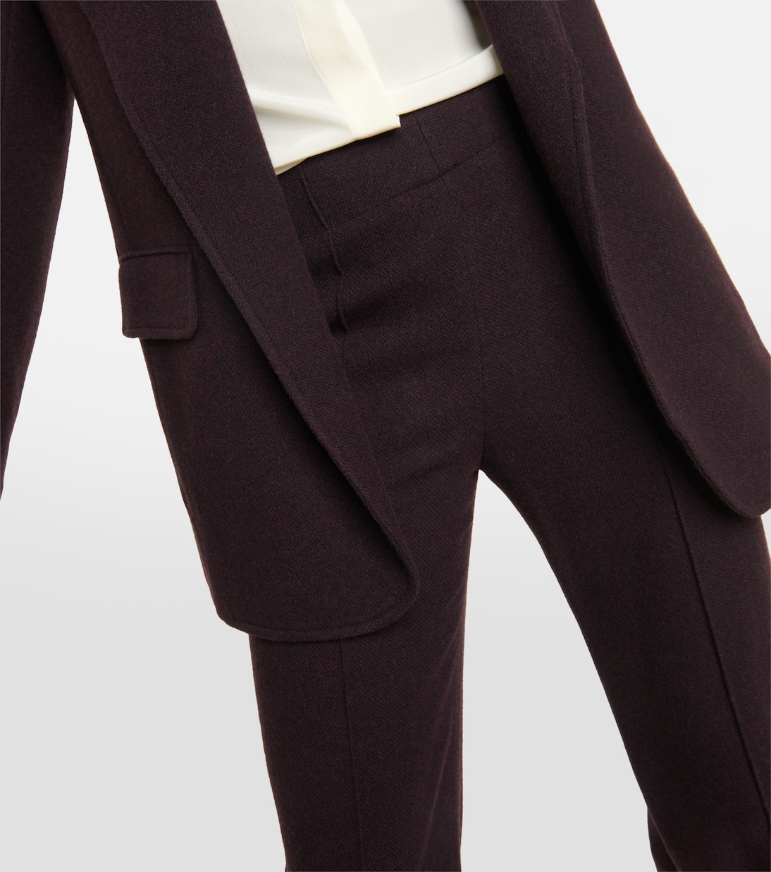 Wool and cashmere straight-leg pants | Chloé