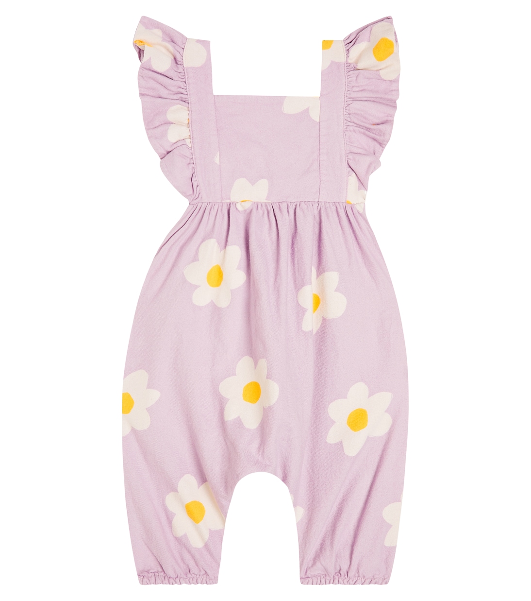Bebé - mono corto de algodón floral | Bobo Choses