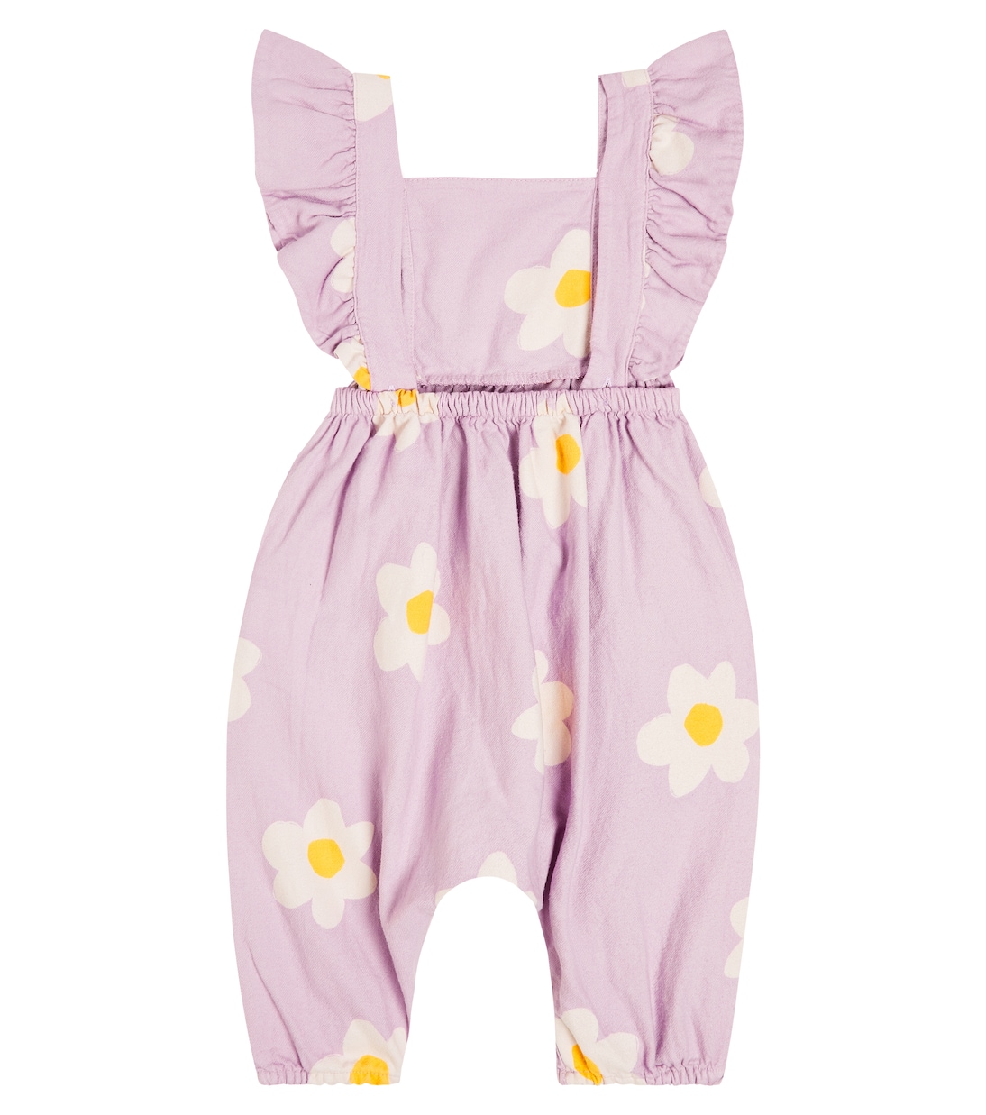 Bebé - mono corto de algodón floral | Bobo Choses