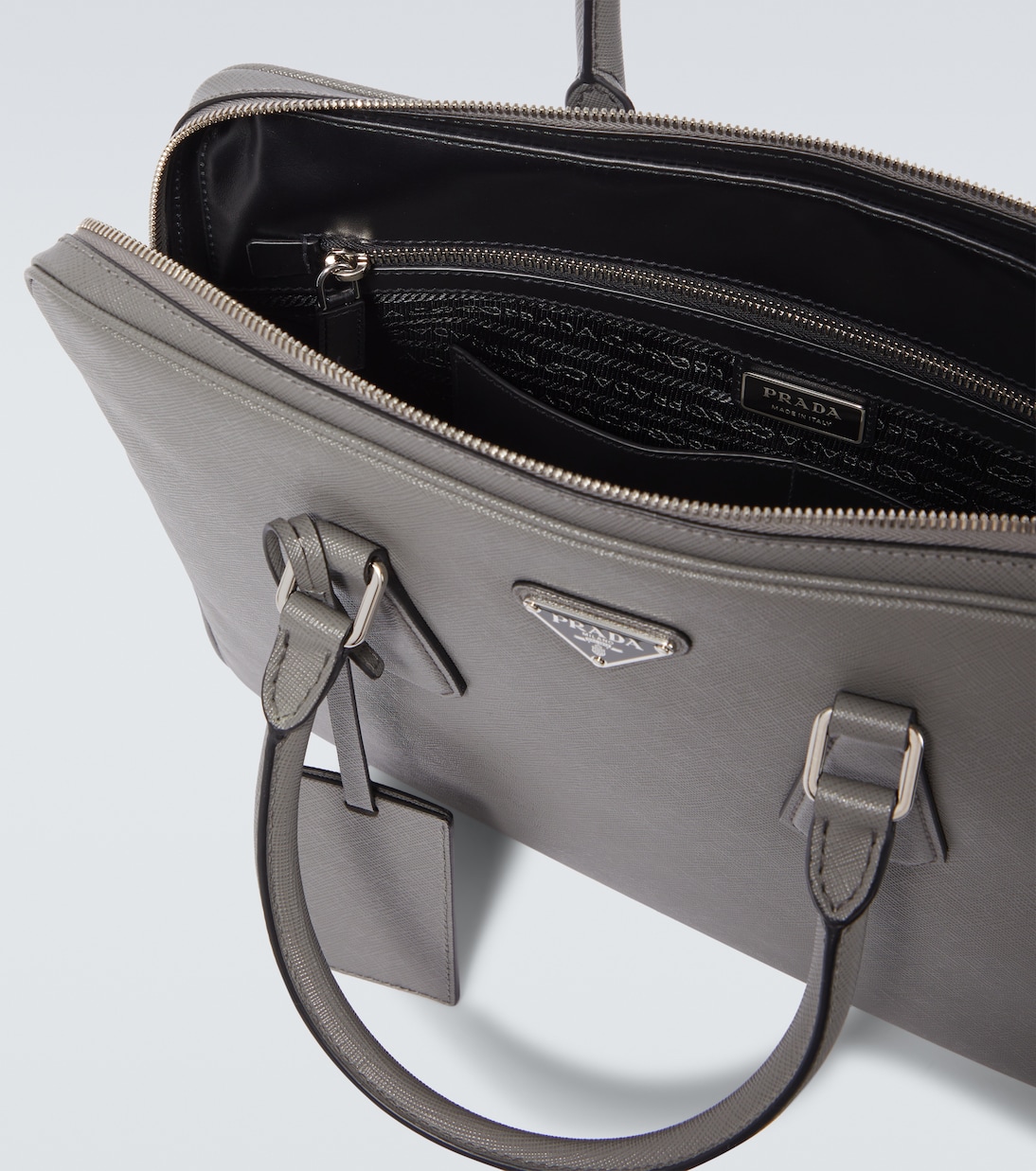 Saffiano leather briefcase | Prada