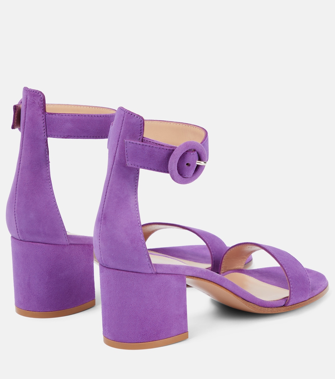 Sandalen Versilia 60 aus Veloursleder | Gianvito Rossi