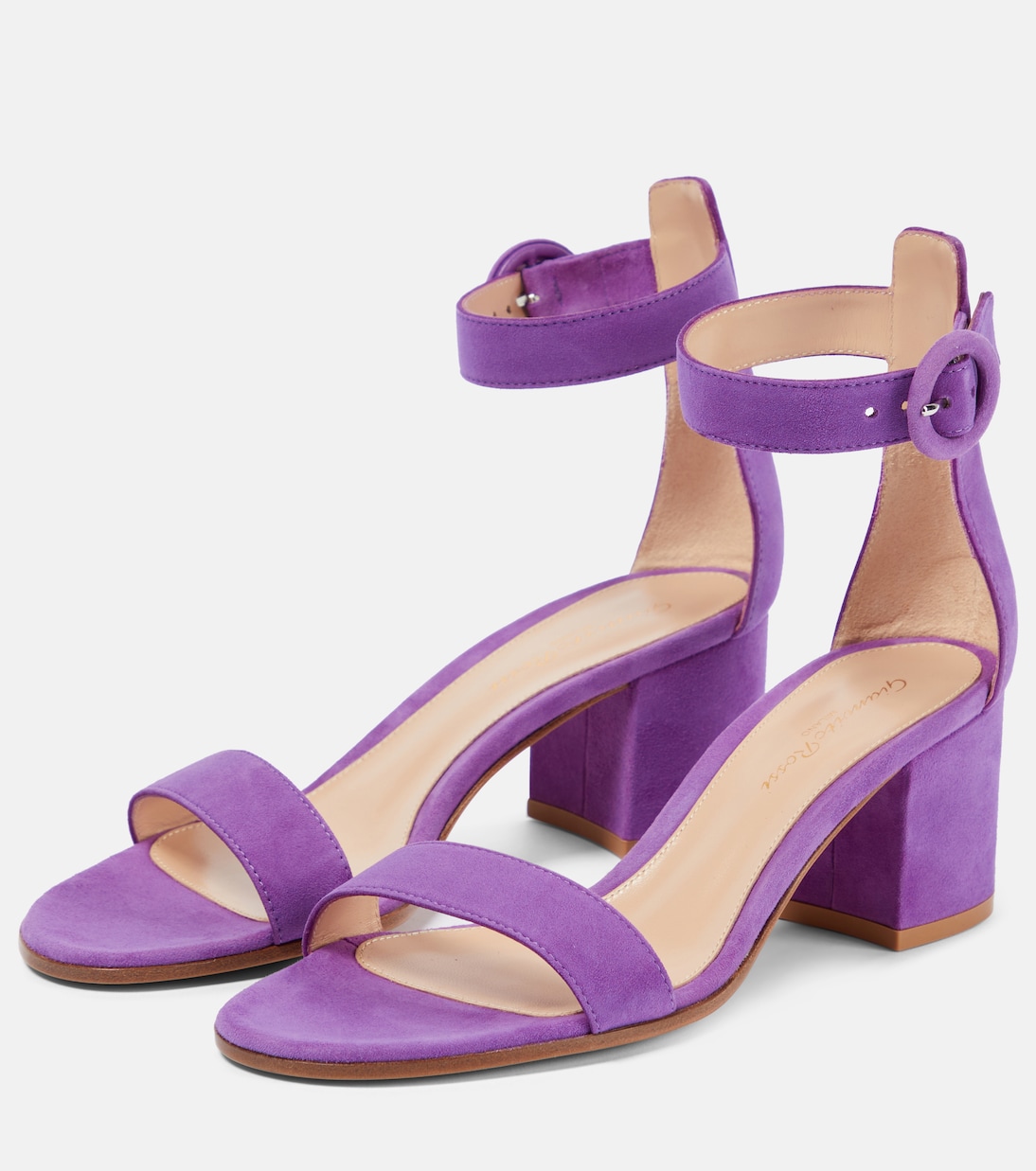 Sandalen Versilia 60 aus Veloursleder | Gianvito Rossi