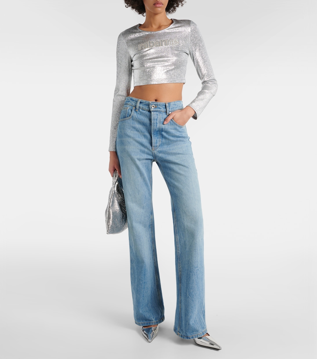 Crop top de manga larga | Rabanne