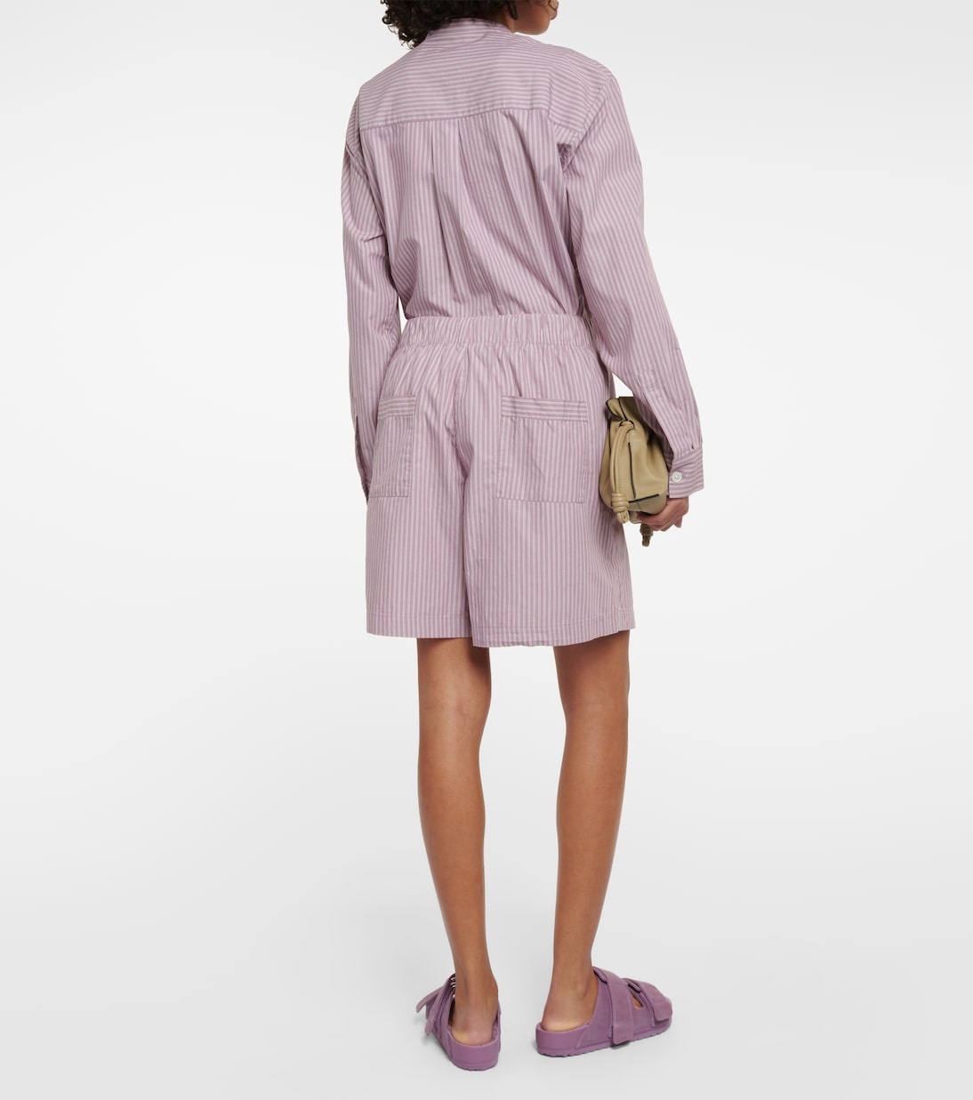 x Tekla – Short de pyjama rayé en coton | Birkenstock 1774