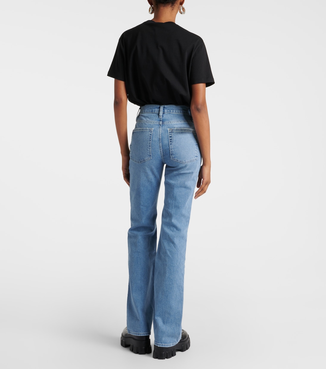 Jeans regular The Slim Stacked a vita alta | Frame