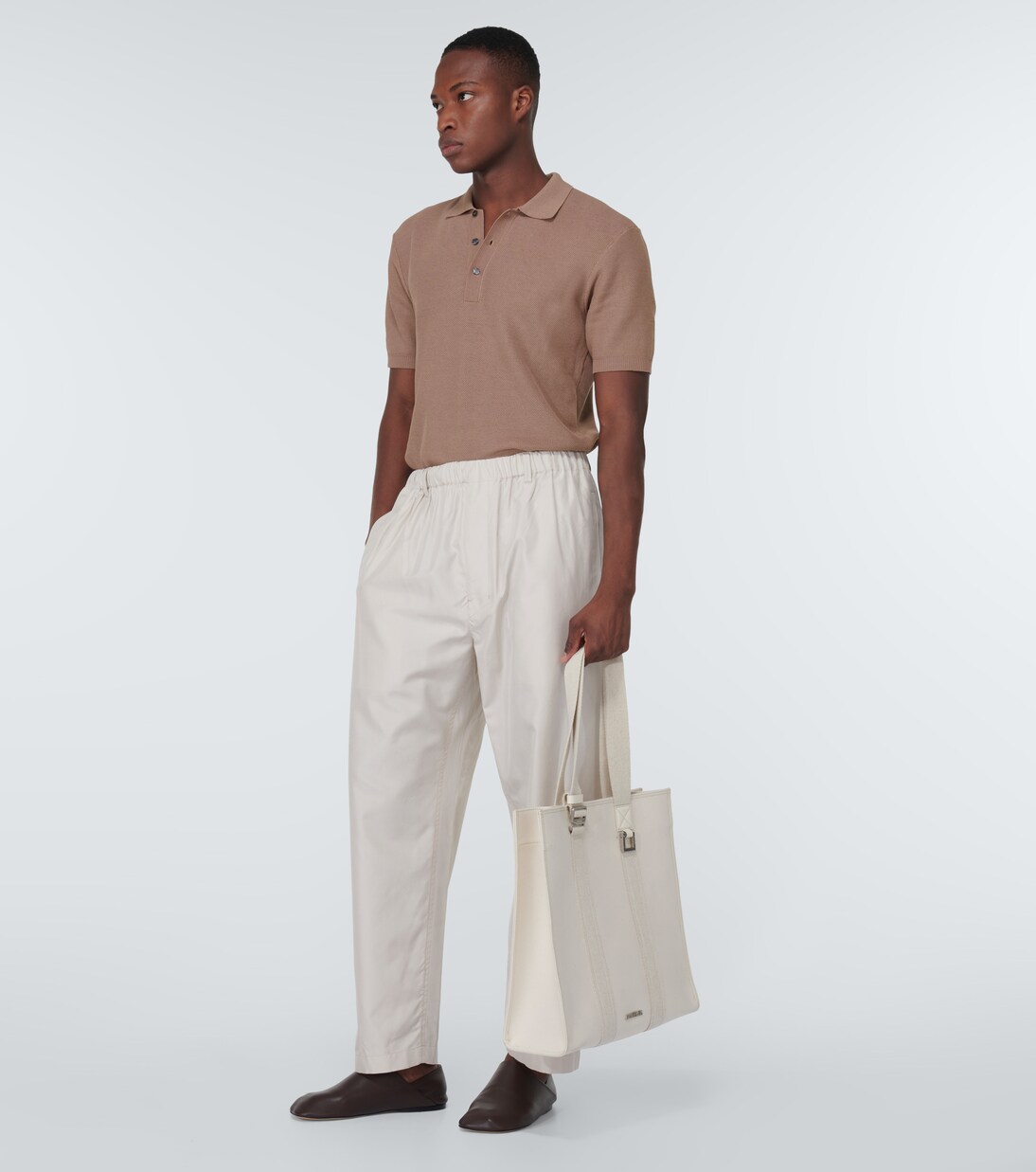 Polo Maranon de punto gofrado de algodón | Orlebar Brown