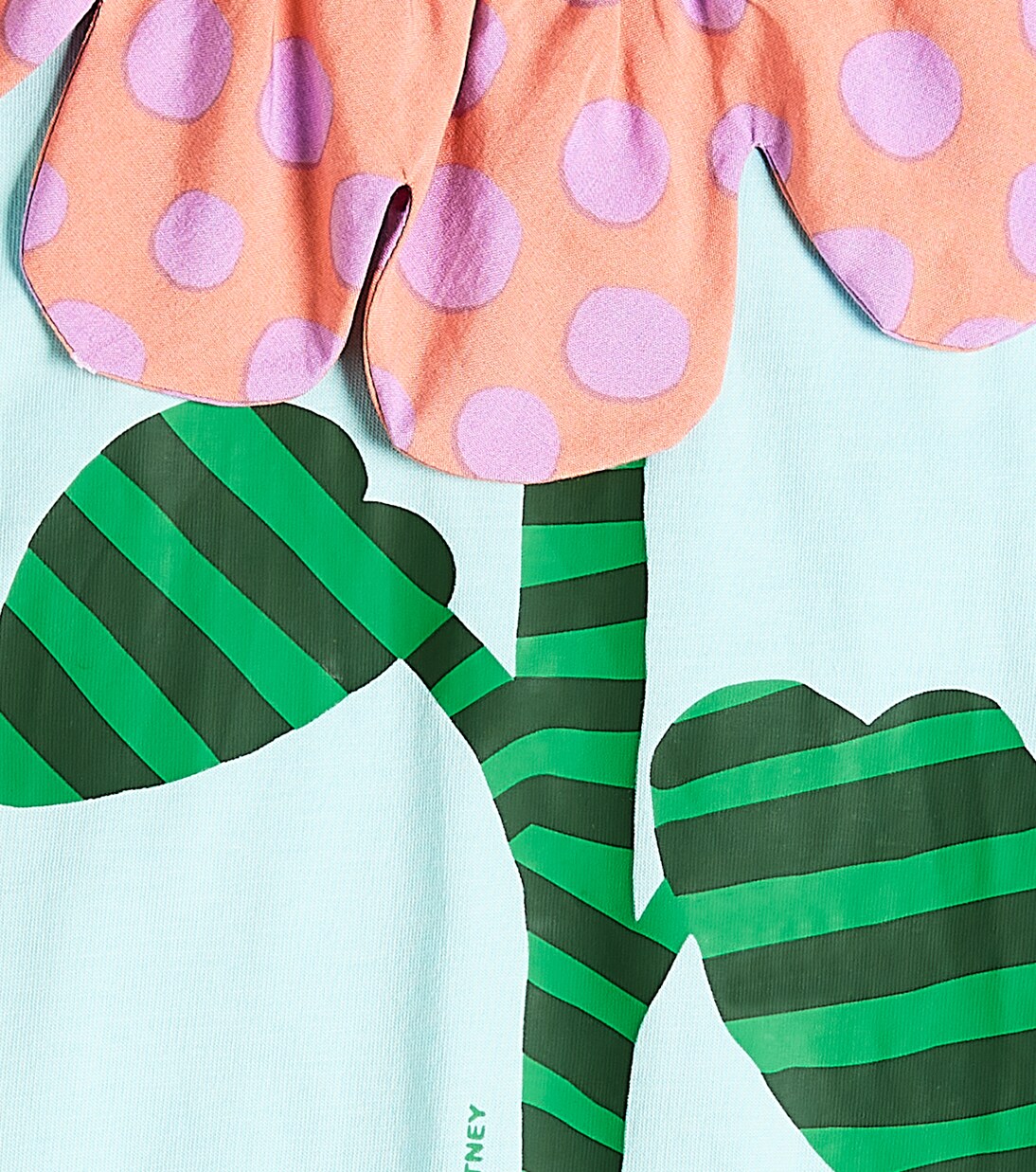 Abito in jersey di cotone con stampa | Stella McCartney Kids