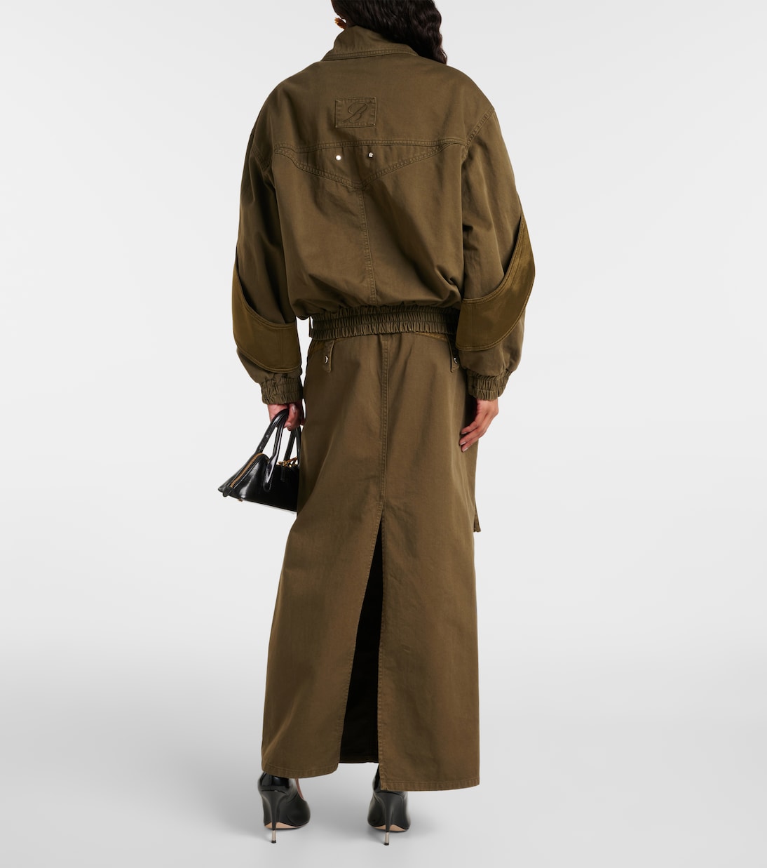 Veste bomber en jean | Blumarine