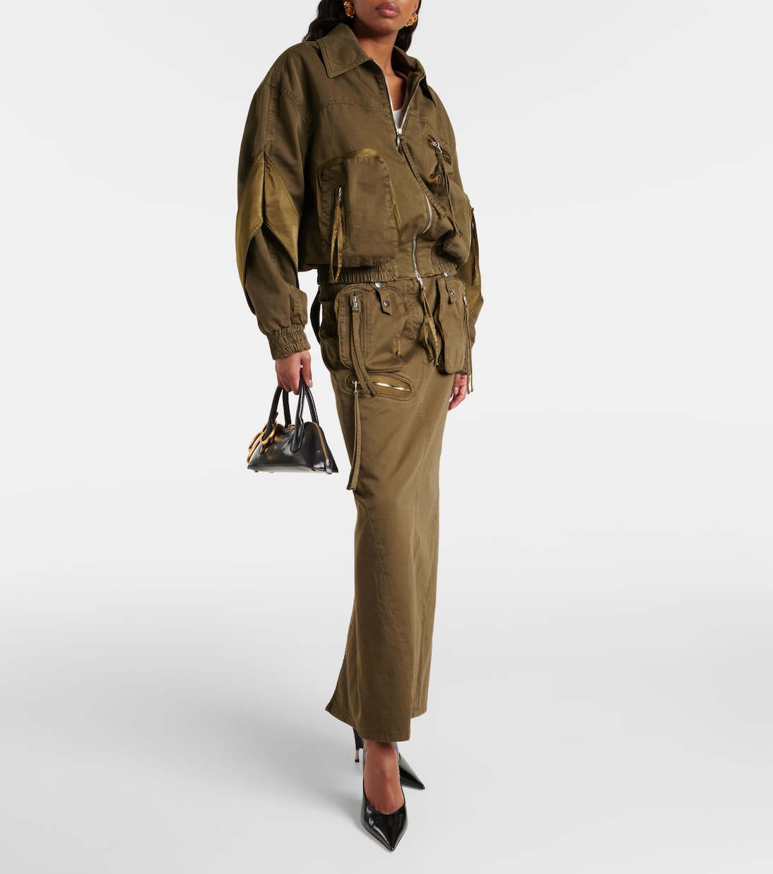 Veste bomber en jean | Blumarine