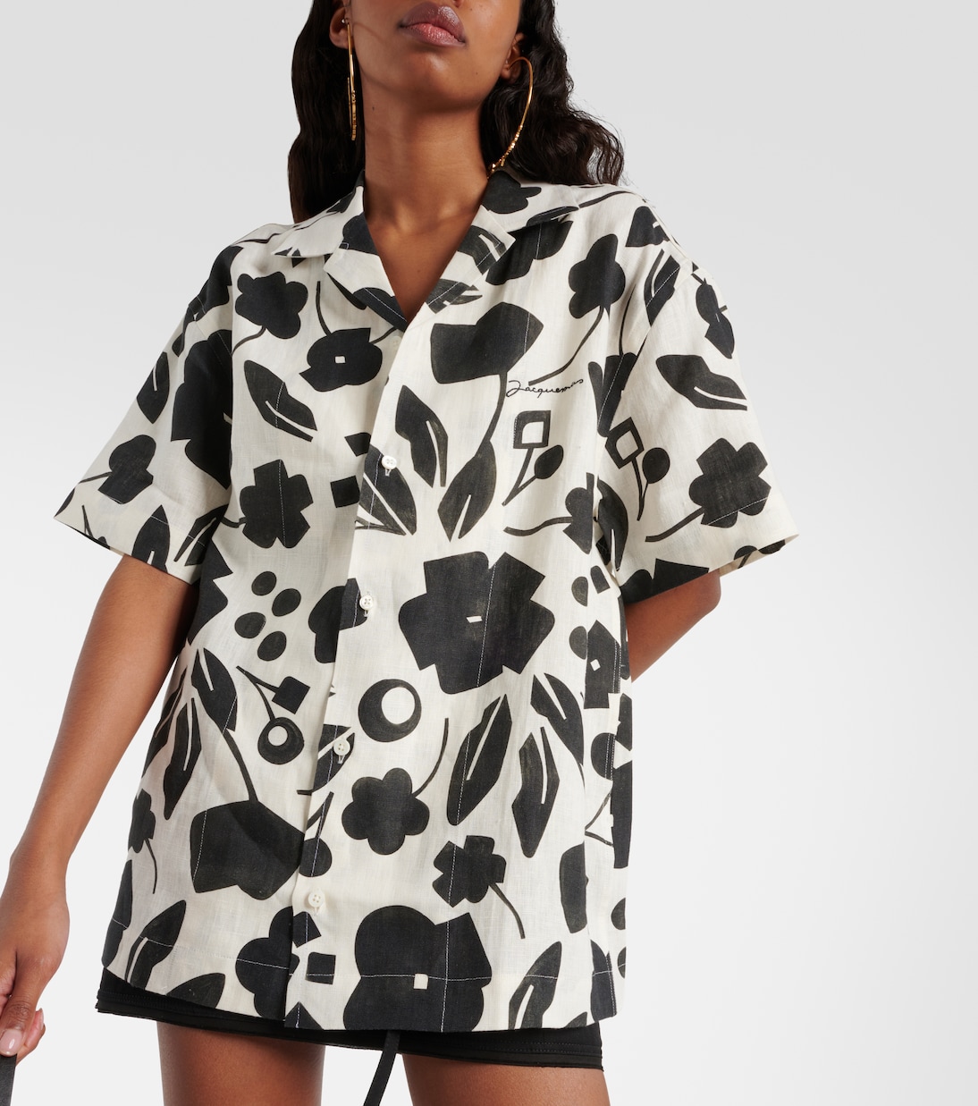 La Chemise Jean printed linen shirt | Jacquemus
