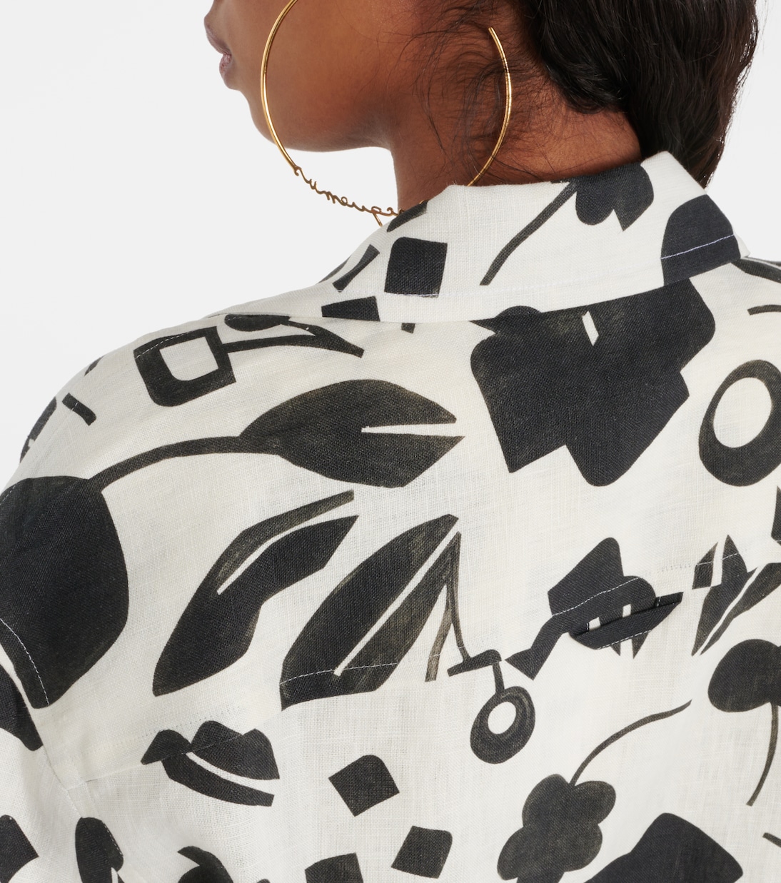 La Chemise Jean printed linen shirt | Jacquemus
