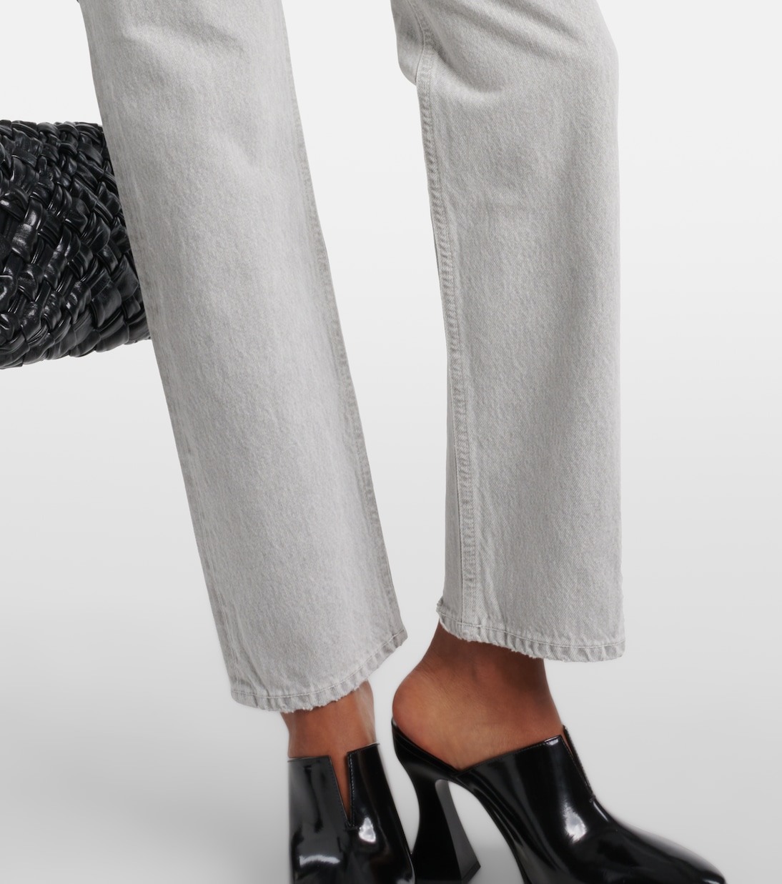 90s Pinch Waist high-rise straight jeans  | Agolde