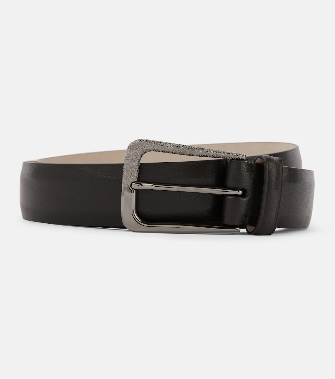 Cintura in Pelle Elegante di Brunello Cucinelli per Giovani Stilisti