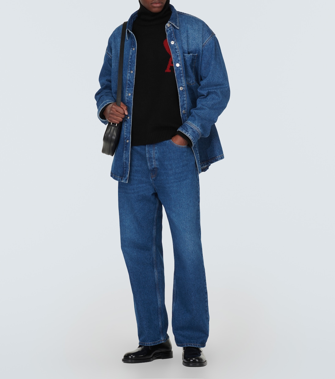 Rollkragenpullover Ami de Cœur aus Wolle | Ami Paris