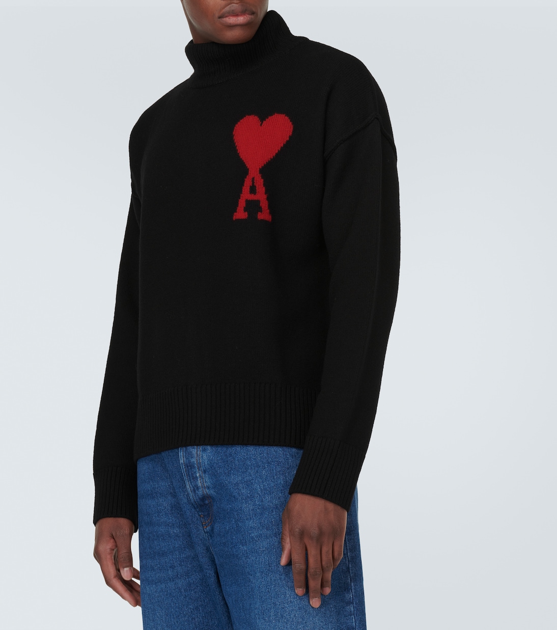 Rollkragenpullover Ami de Cœur aus Wolle | Ami Paris