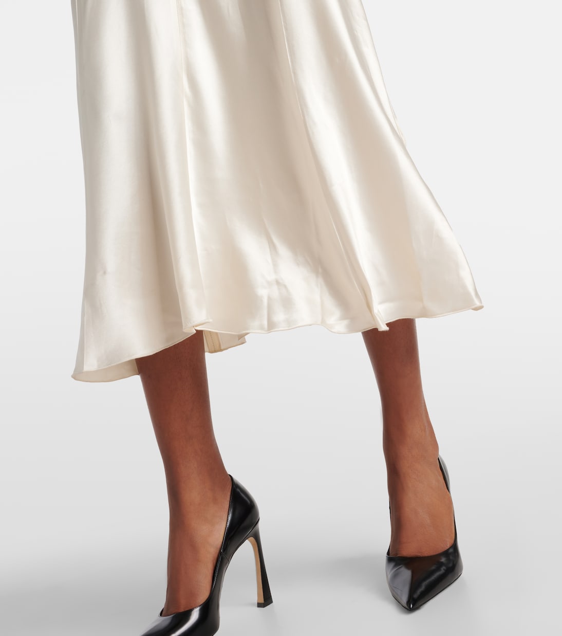 Abito midi in raso | Victoria Beckham