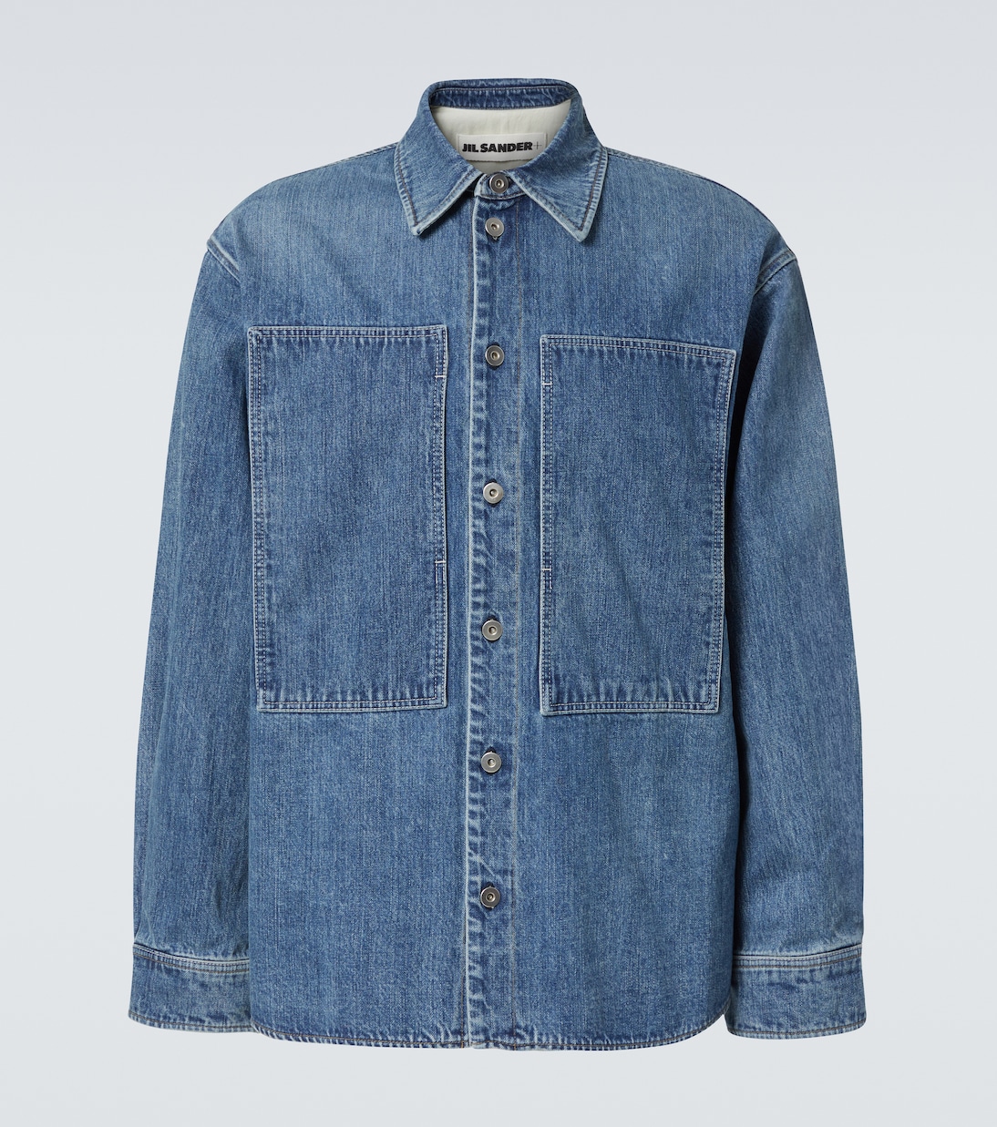 Camisa de denim con efecto destagastado | Jil Sander