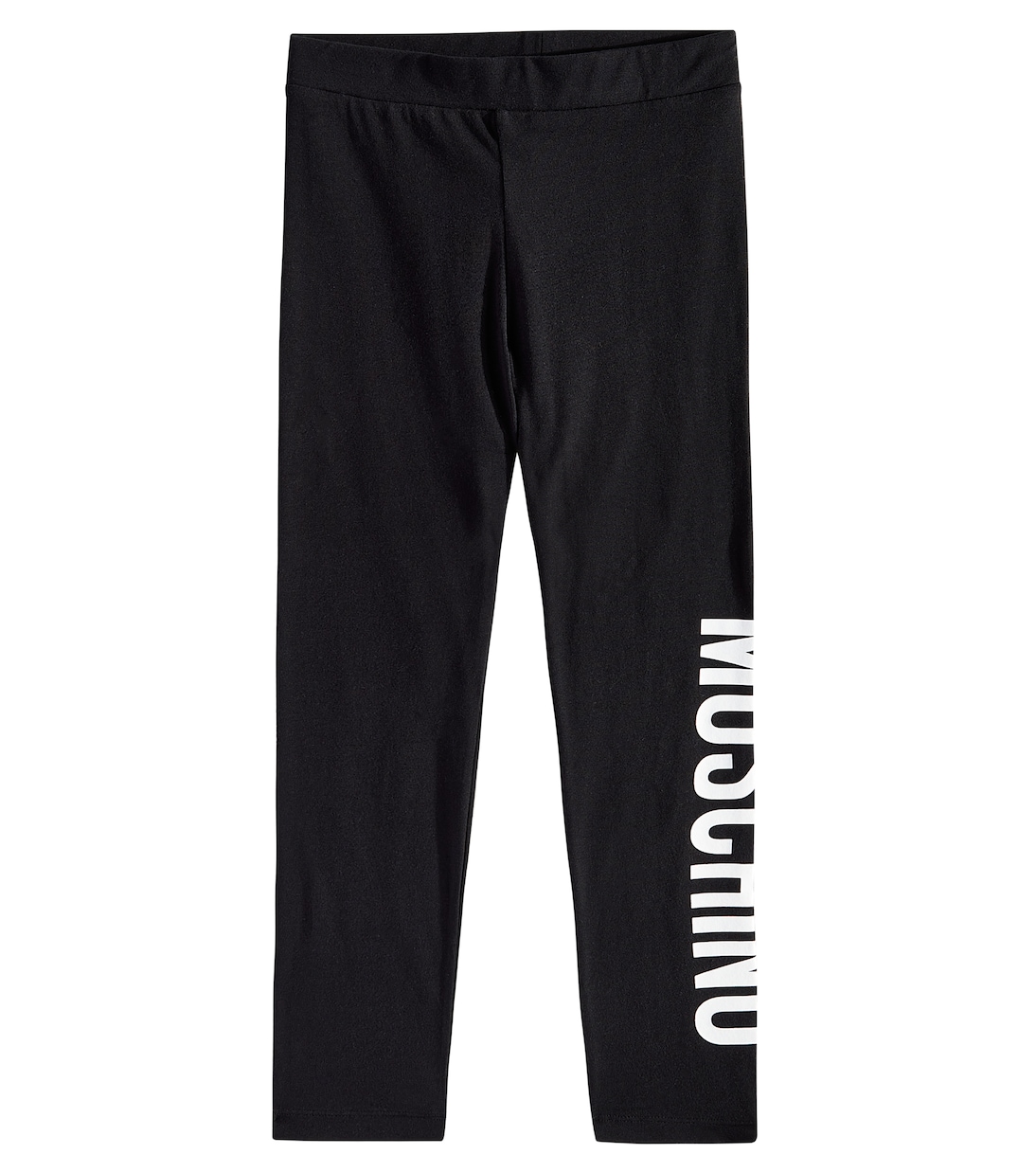 Leggings in misto cotone con logo | Moschino Kids