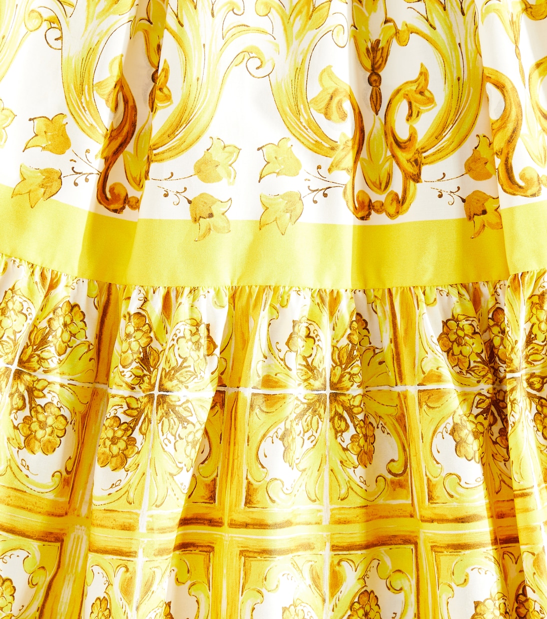 Abito in popeline di cotone con stampa | Dolce&Gabbana Kids