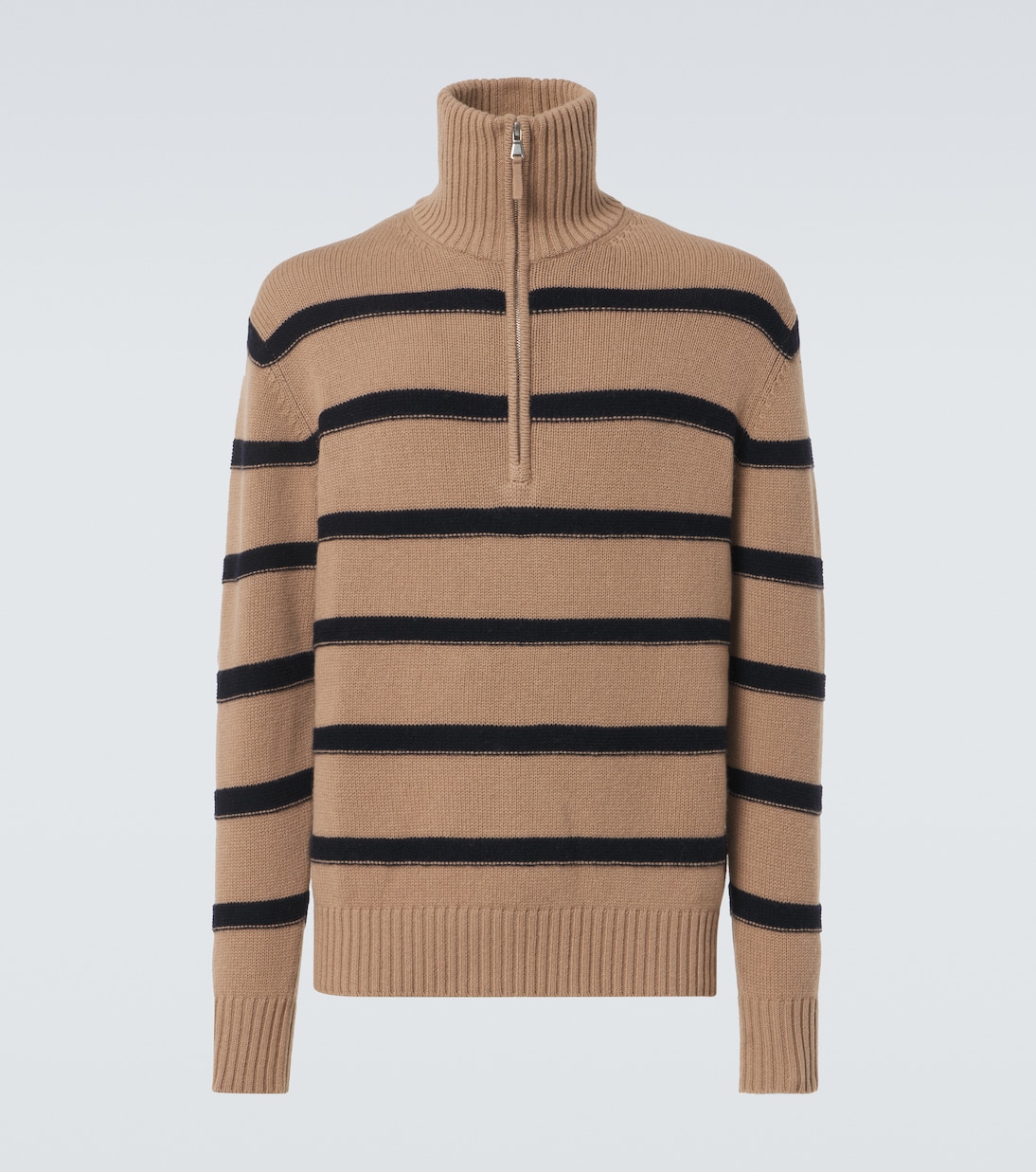 Wool and cashmere half-zip sweater | Allude