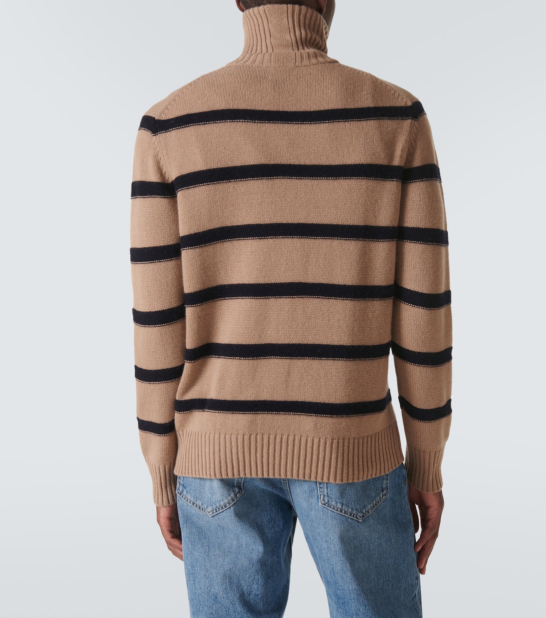 Wool and cashmere half-zip sweater | Allude