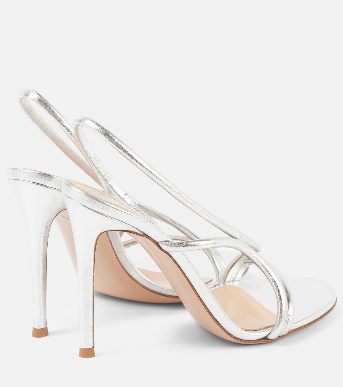 Sandali Paradise in pelle metallizzata | Gianvito Rossi