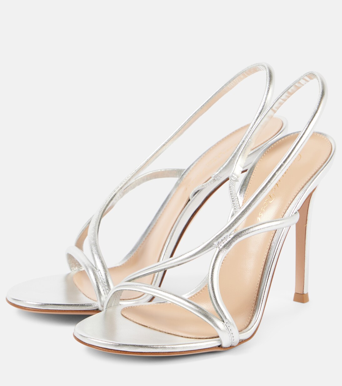 Sandali Paradise in pelle metallizzata | Gianvito Rossi