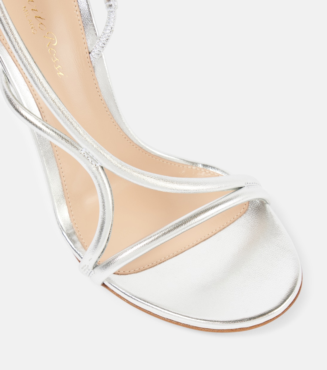Sandali Paradise in pelle metallizzata | Gianvito Rossi