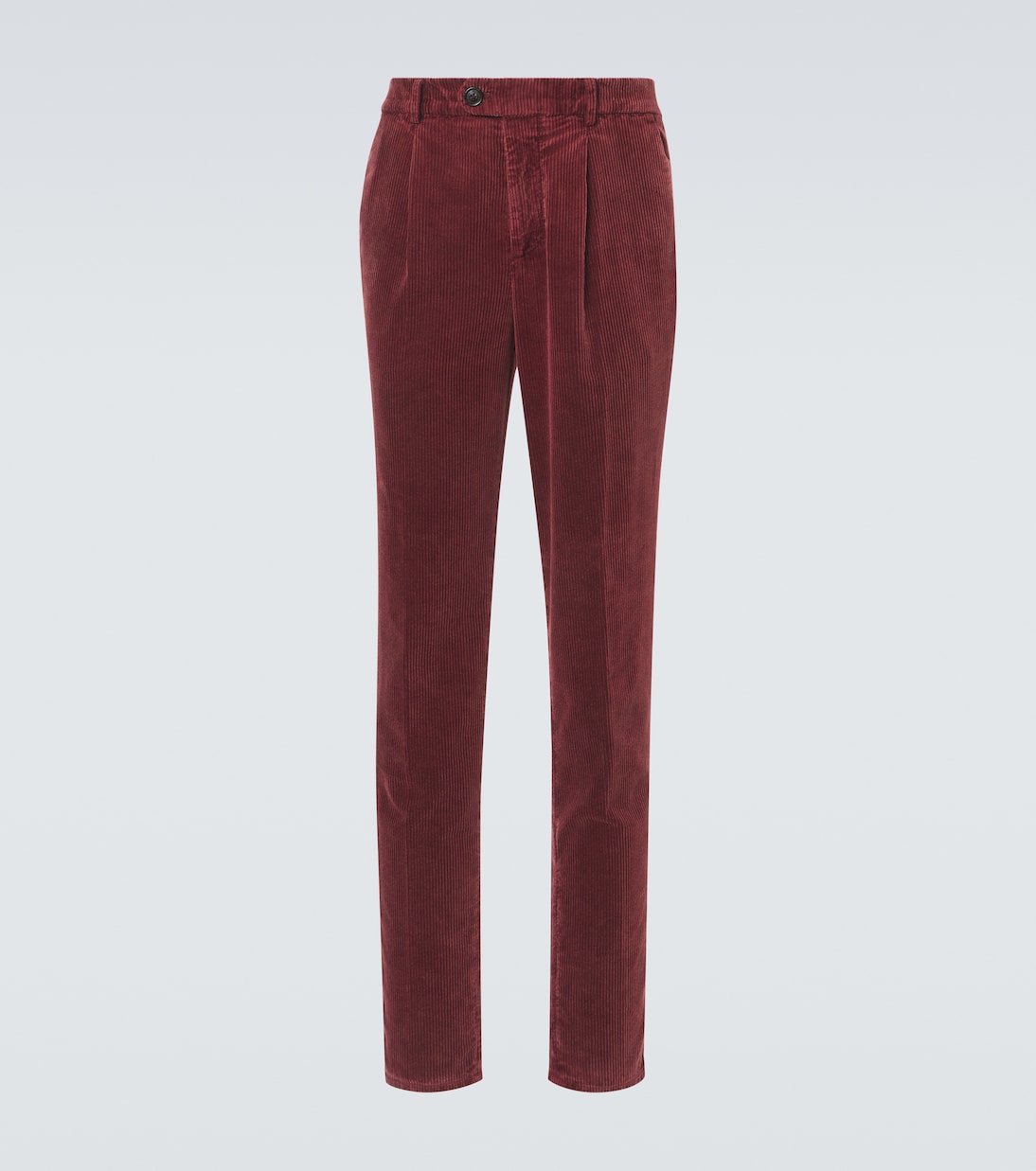 Cotton corduroy slim pants | Brunello Cucinelli
