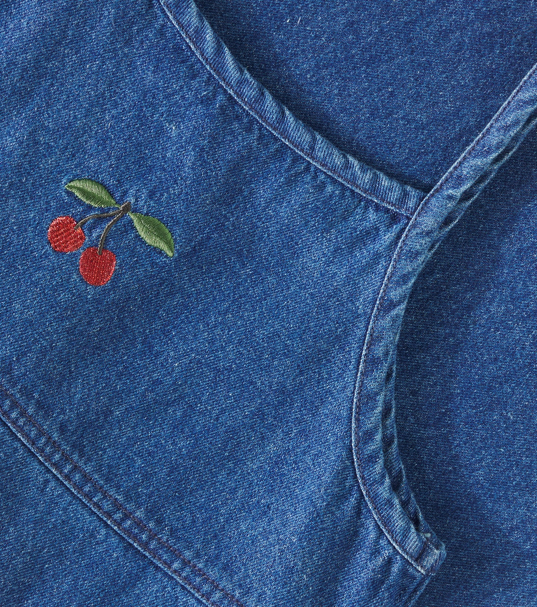 Vestido Magot de denim bordado | Konges Sløjd