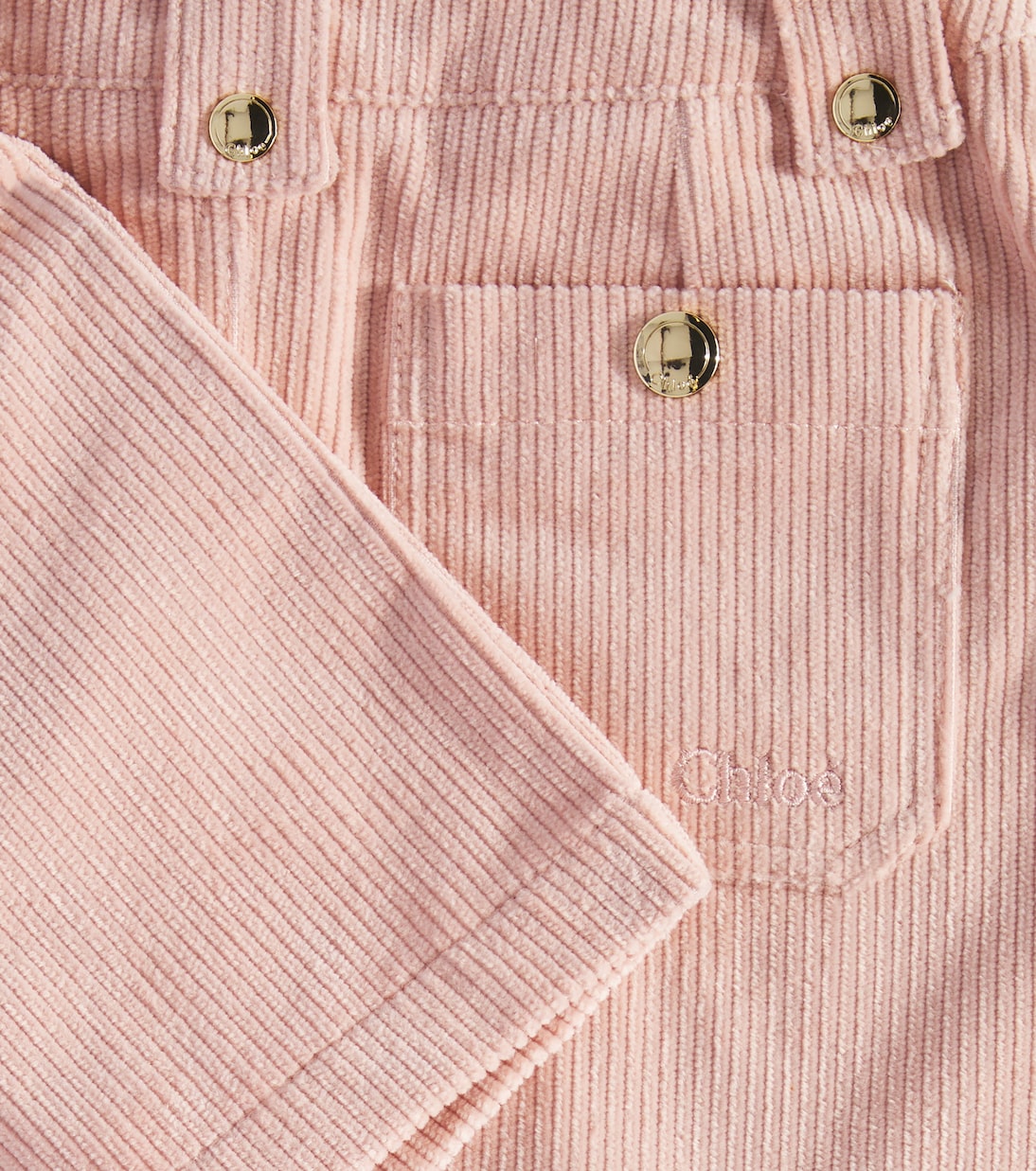 Gonna in velluto di cotone a coste | Chloé Kids