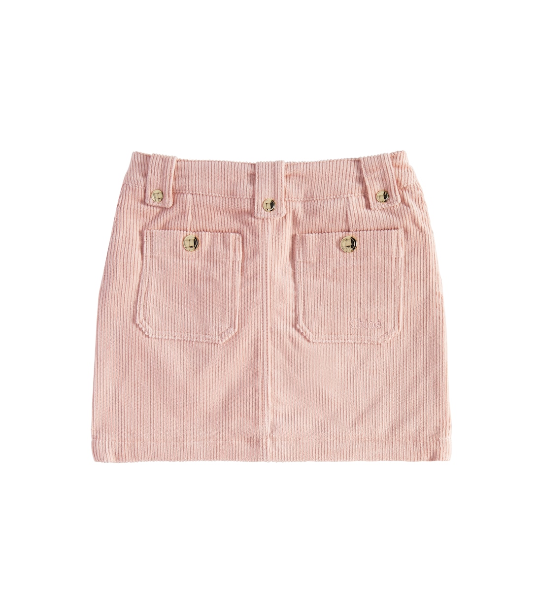 Gonna in velluto di cotone a coste | Chloé Kids