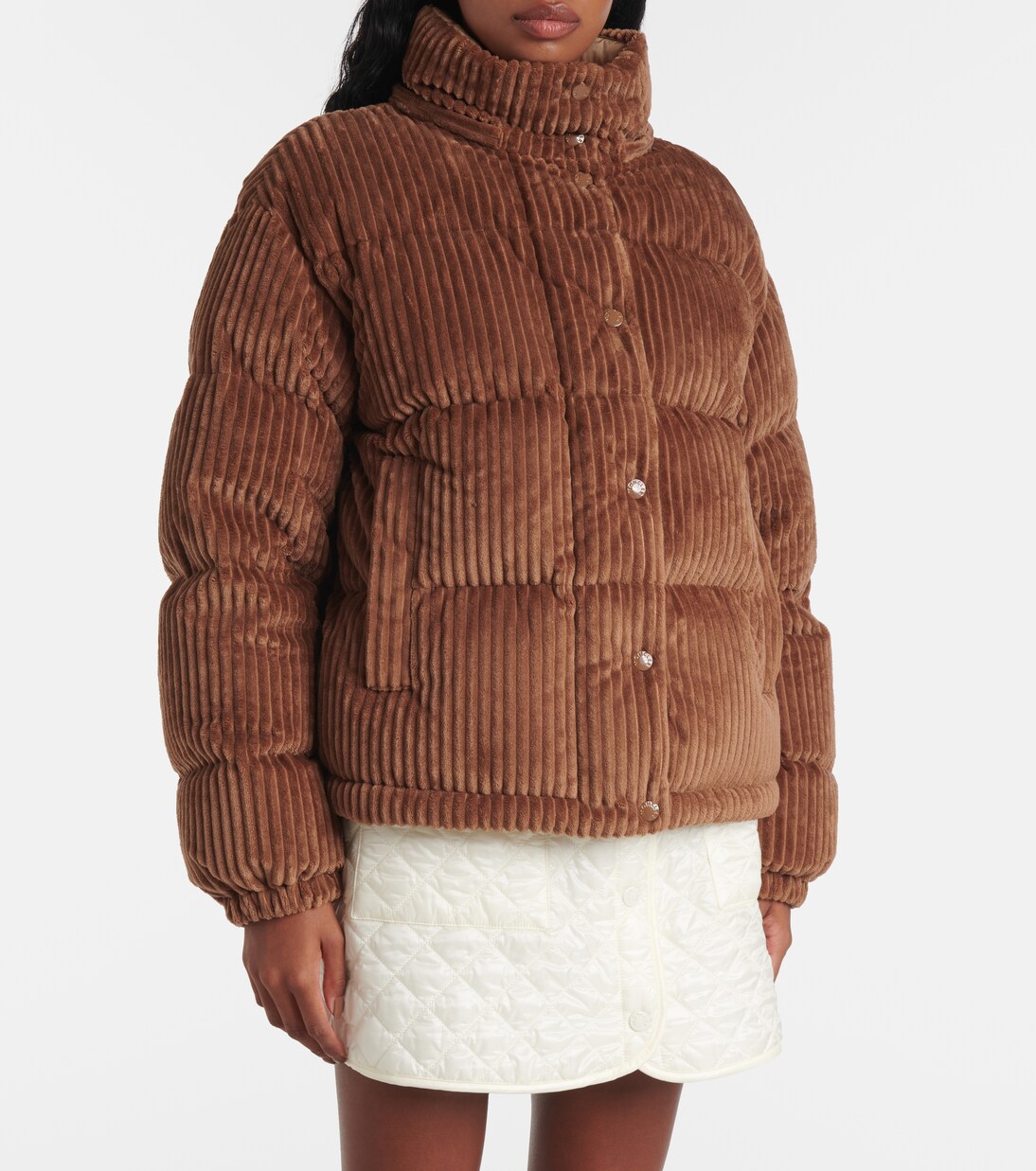 Daos corduroy down jacket in brown Moncler Mytheresa