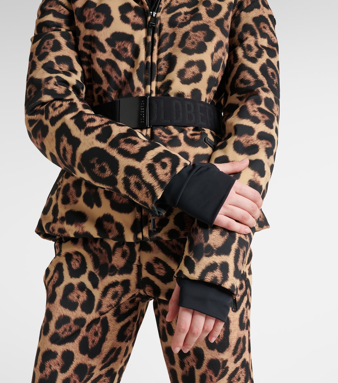 Felis leopard-print down ski jacket | Goldbergh
