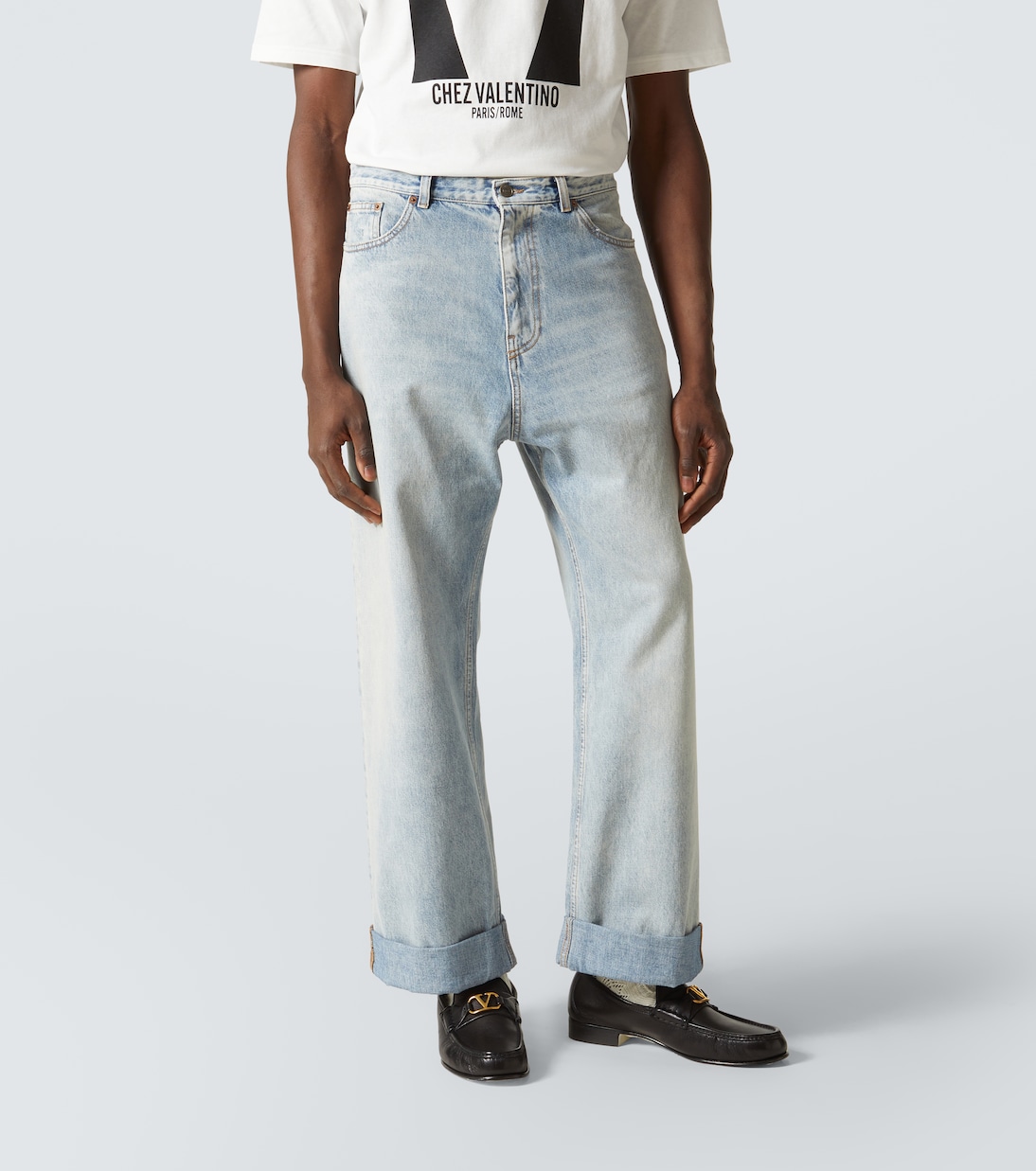 Jeans rectos de tiro alto | Valentino