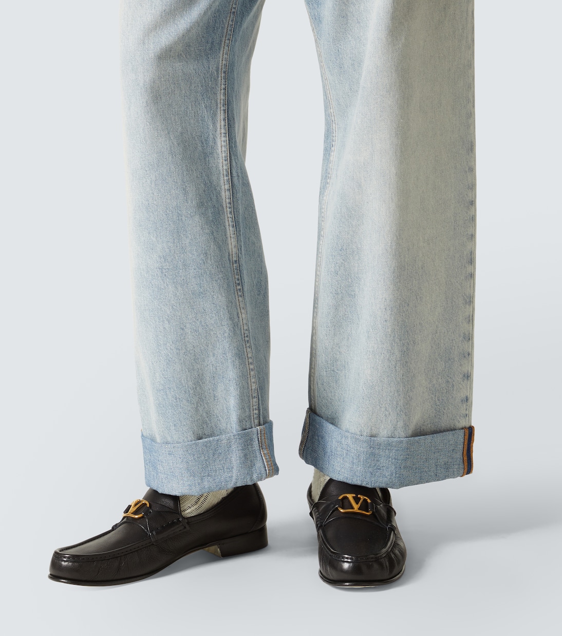 Jeans rectos de tiro alto | Valentino