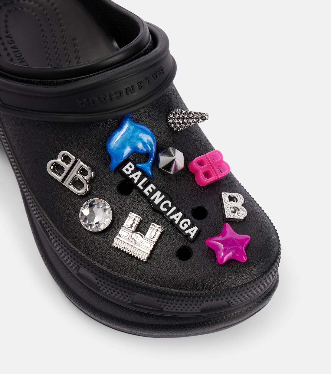 x Crocs embellished platform mules | Balenciaga